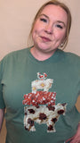 Faux Applique Farm Animals Tshirt