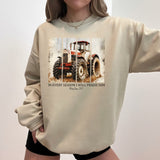 Red Tractor Bible Verse Crewneck
