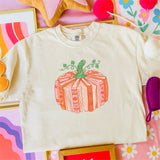 Book Pink Pumpkin Comfort Colors Tee
