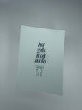 Hot Girls Read Books Waterproof Sticker