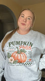 Pumpkin Patch Green/Orange Design Crewneck