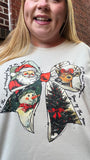 Christmas Bow Crewneck