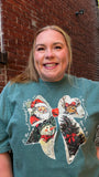 Christmas Bow Tshirt
