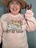 Can't Be Tamed Bella Canvas Fleece Crewneck