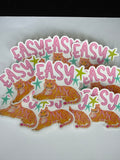 Easy Tiger Waterproof Sticker