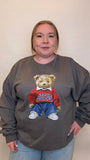 Jesus Loves Me Bear Crewneck
