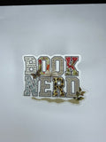 Book Nerd Waterproof Sticker