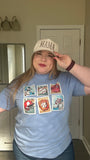 Baseball Stamps Comfort Colors Tee