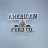American Feed Co Waterproof Sticker