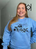 Roping Cattle Crewneck