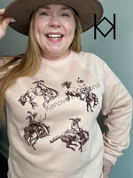 Rodeo Stack Bella Canvas Fleece Crewneck