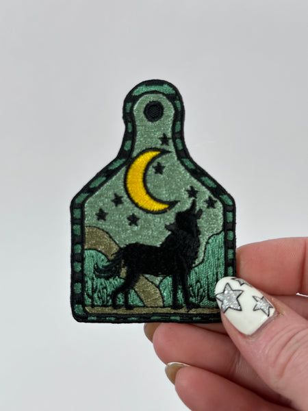 Wolf Ear Tag Adhesive Patch