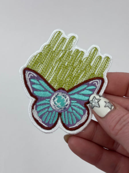 Butterfly Cactus Adhesive Patch