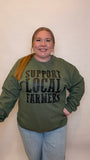 Support Local Farmers Crewneck