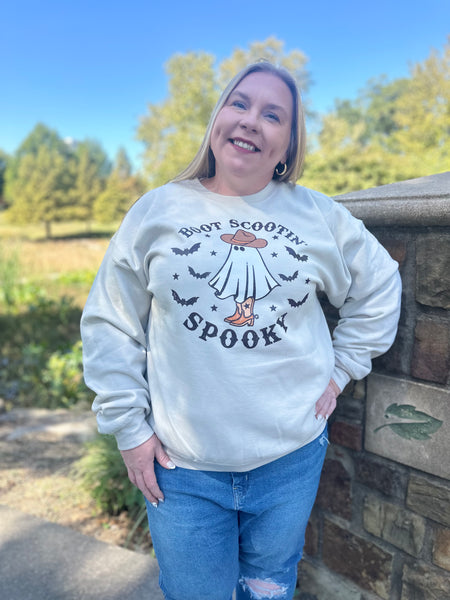 Boot Scootin’ Spooky Crewneck