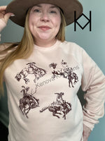 Rodeo Stack Bella Canvas Fleece Crewneck