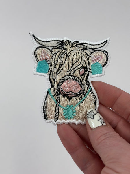 Cute Highland Cow Adhesive Patch