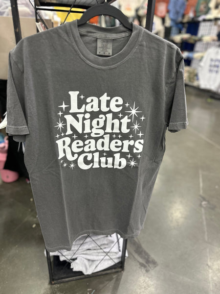 Late Night Readers Club Tshirt