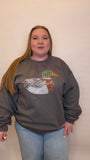 Faux Patchwork Mallard Duck Crewneck