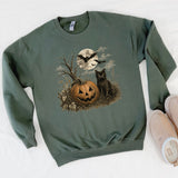 Cat Pumpkin Crewneck or Tee