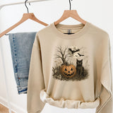 Cat Pumpkin Crewneck or Tee