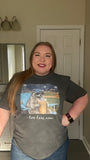 I Live Here Now Ballfield Racoon Comfort Colors Tee