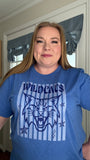 Wildcat Striped Comfort Colors Tee