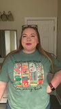 No Such Thing As Too Many Books Comfort Colors Tee