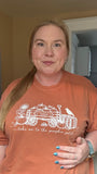 Pumpkin Patch Wheelbarrow Comfort Colors Tee