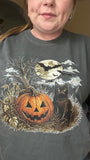 Cat Pumpkin Crewneck or Tee