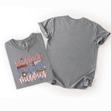 Mama Baseball Print Stack Comfort Colors Tee