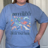 We Are All Different Comfort Colors Tee
