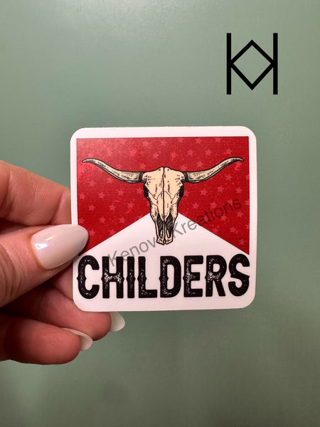 Childers Waterproof Sticker