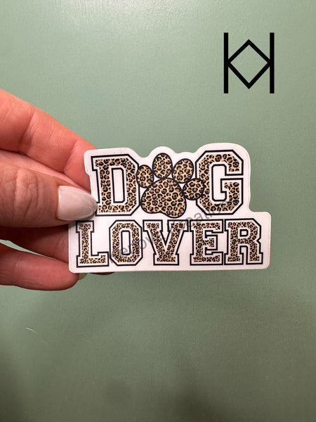 Dog Lover Waterproof Sticker