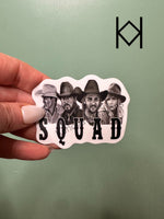 Yellowstone Squad Waterproof Sticker