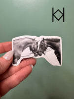 Horses Waterproof Sticker