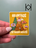 Go Outside Waterproof Sticker