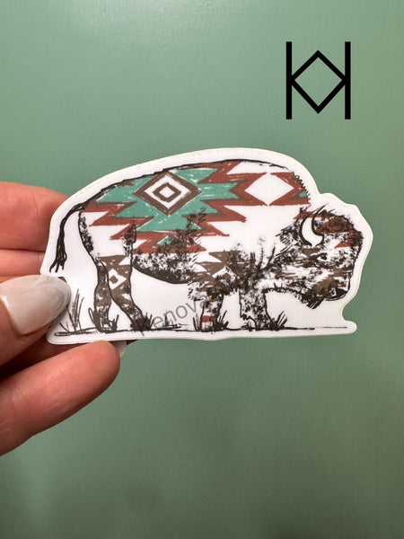 Buffalo Waterproof Sticker