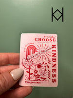 Choose Happiness Waterproof Sticker