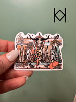 Western Mama Waterproof Sticker