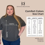 Book Lover Text Comfort Colors Tee