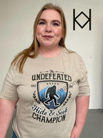 The Undefeated Hide & Seek Champion Sasquatch Tshirt